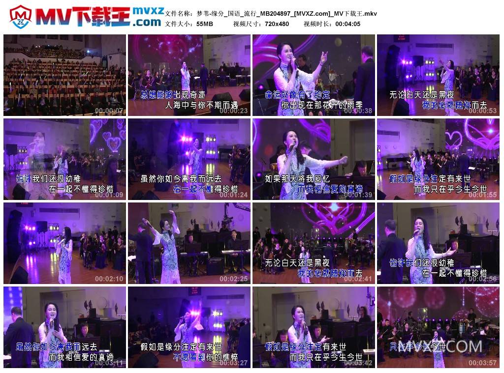 梦苇-缘分_国语_流行_MB204897